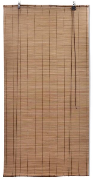 Bambusowe rolety, 2 szt., 80 x 160 cm, brązowe