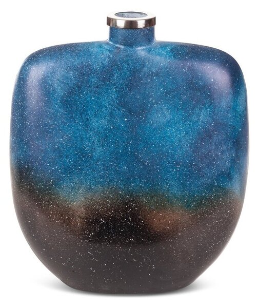 Wazon EUROFIRANY Caren 408336 27 x 10 x 34 cm Niebieski