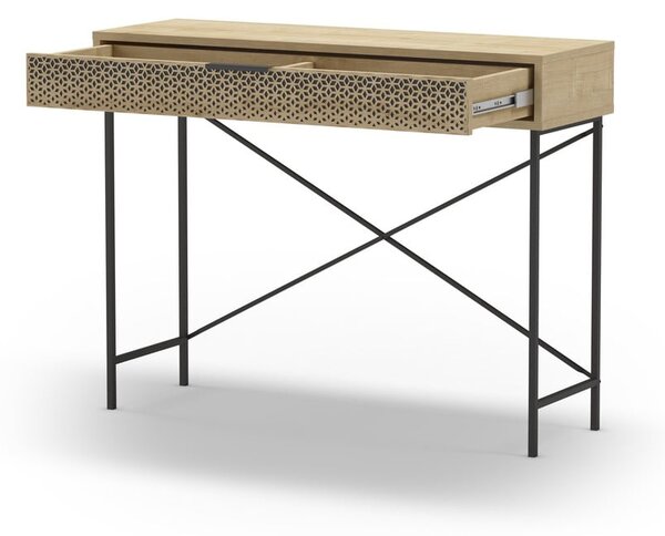 Konsola w dekorze dębu 35.5x110 cm Ecrin – Marckeric