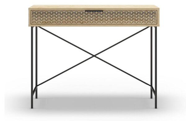 Konsola w dekorze dębu 35.5x110 cm Ecrin – Marckeric