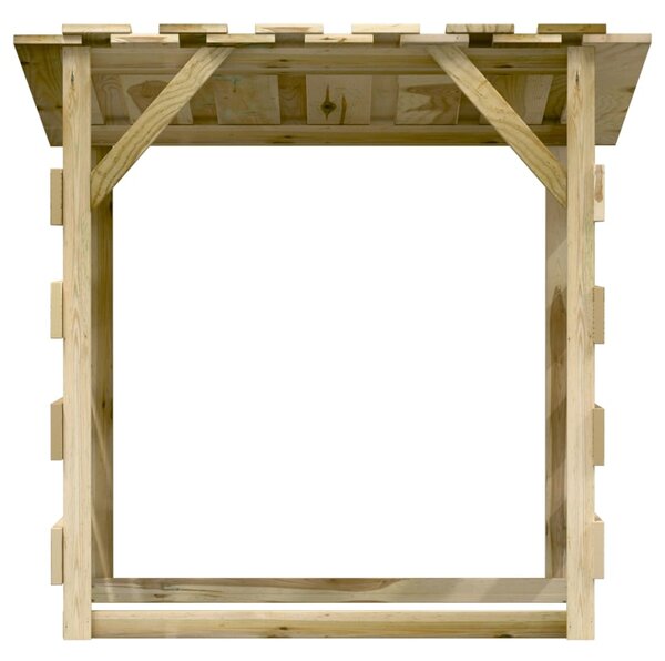 Pergola ogrodowa z daszkiem, 100x90x100 cm, drewno sosnowe