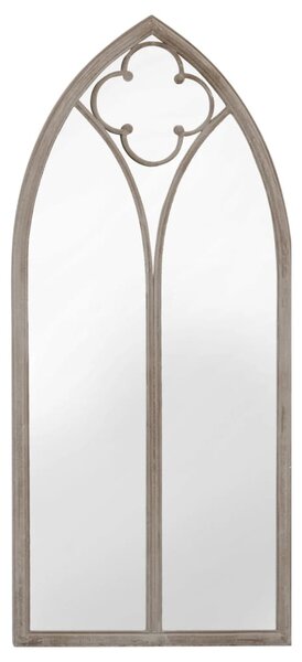 Lustro ogrodowe, piaskowe, 100x45 cm, żelazne
