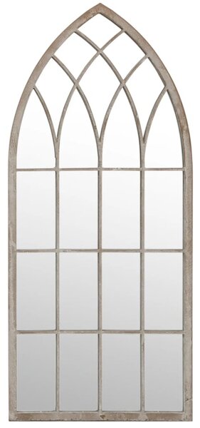 Lustro ogrodowe, piaskowe, 100x45 cm, żelazne