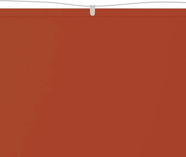 Markiza pionowa, terakota, 100x1200 cm, tkanina Oxford