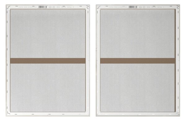 Obrazy z ręcznie malowanymi elementami zestaw 2 szt. 50x70 cm Crystal – Styler