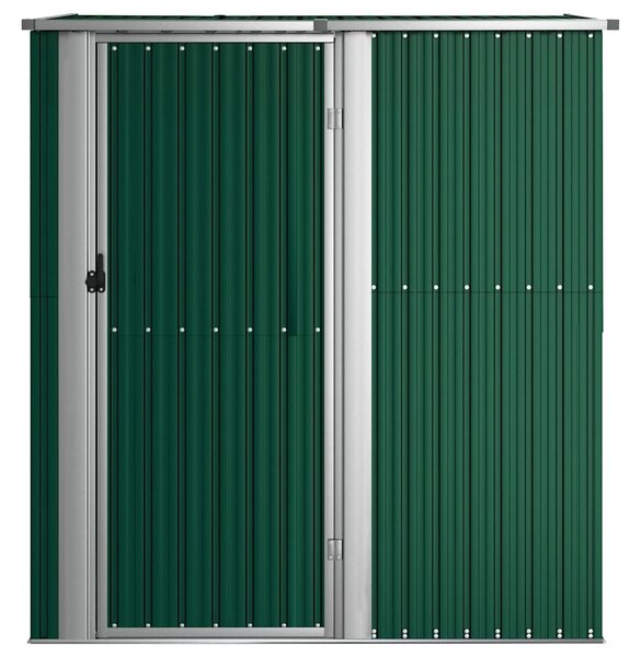 Szopa ogrodowa zielona 180,5x97x209,5 cm ocynkowana stal