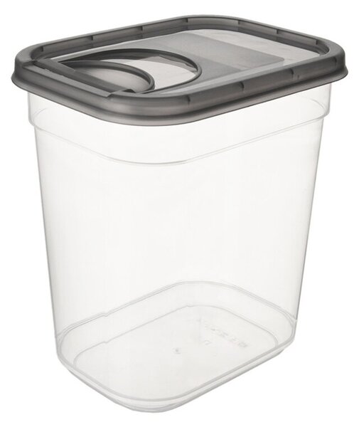 Pojemnik na produkty sypkie z dozownikiem GREY 1,9 l
