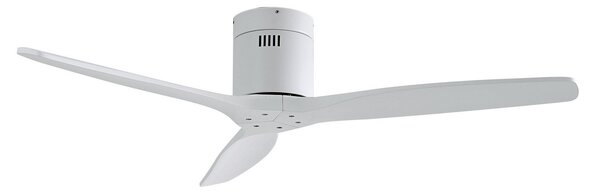 Wentylator sufitowy Vindur, biały, DC, cichy, Ø 132 cm – Lucande Lucande, Vindur, biały, salon, metal, nowoczesny
