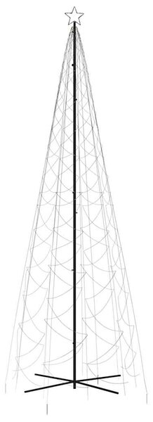 Choinka stożkowa, 1400 ciepłych białych LED, 160x500 cm