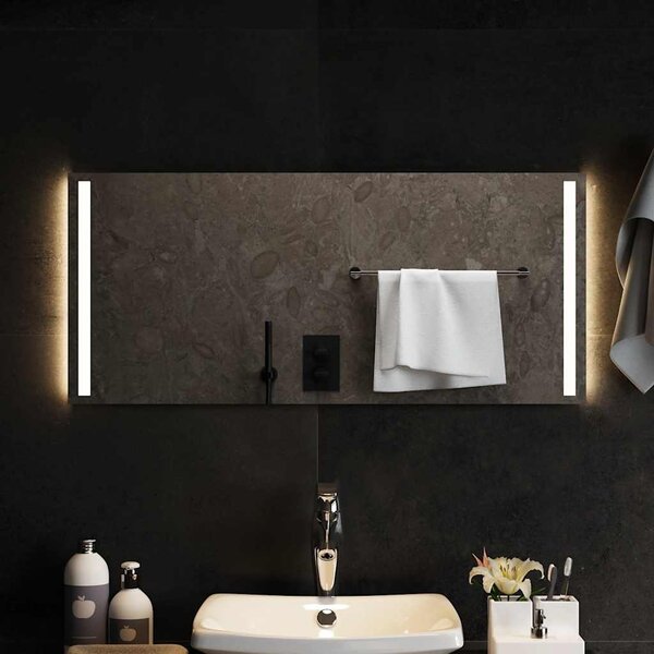 Lustro łazienkowe z LED, 90x40 cm