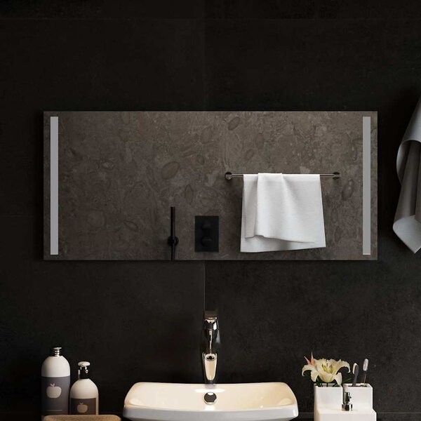 Lustro łazienkowe z LED, 90x40 cm