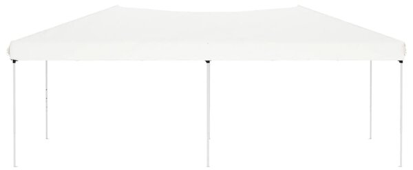 Składany namiot imprezowy, biały, 3x6 m