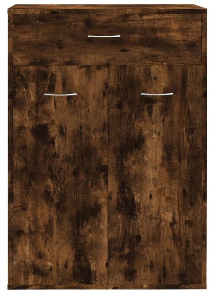 Szafka na buty, przydymiony dąb, 60x35x84 cm
