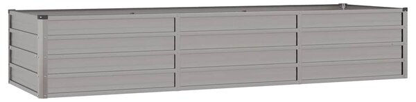 Podwyższona donica, rdzawa, 240x80x45 cm, stal kortenowska