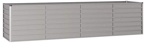 Podwyższona donica, rdzawa, 320x80x77 cm, stal kortenowska