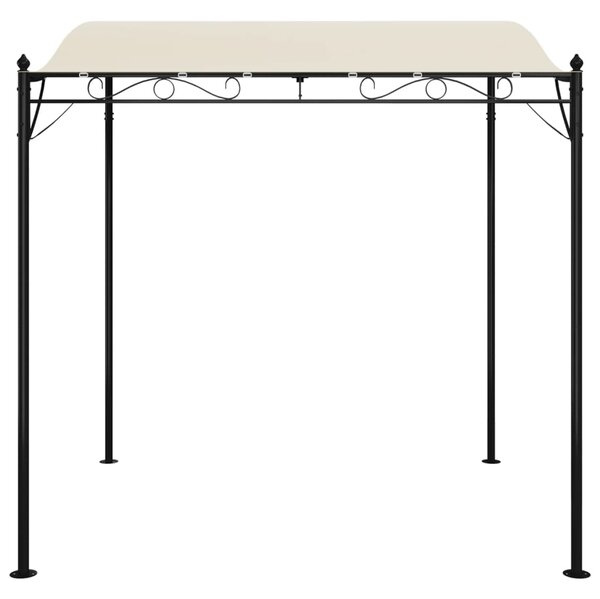 Zadaszenie, kremowe, 2x2,3 m, 180 g/m², tkanina i stal