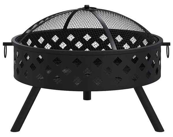 Palenisko z pogrzebaczem, 58 cm, XXL, stal