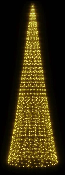 Choinka LED 1534 LEDs Ciepła biel 500 cm