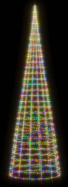 Choinka LED 3000 diod LED Kolorowa 800 cm