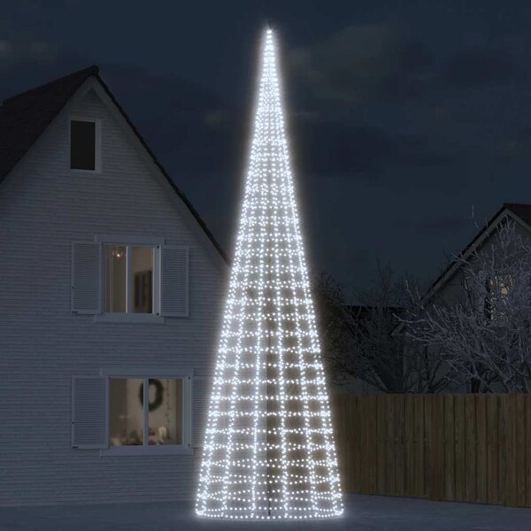 Choinka LED 3000 LED Zimna biel 800 cm