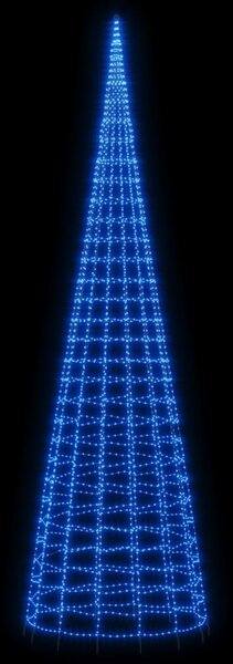 Choinka LED 3000 diod LED Niebieski 800 cm