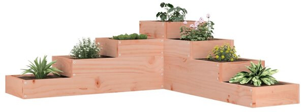 Donica ogrodowa 4-poziomowa 106x104,5x36 cm Drewno lite Douglas