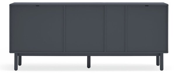 Ciemnoszara wysoka komoda 180x76 cm Corvo – Teulat