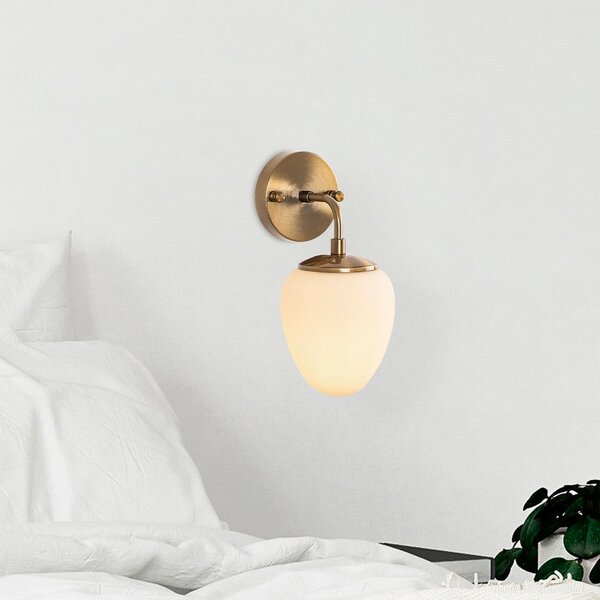Kinkiet w kolorze brązu ø 12 cm Nassao – Opviq lights