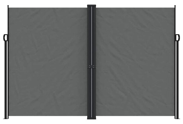 Zwijana markiza boczna, antracytowa, 220x600 cm