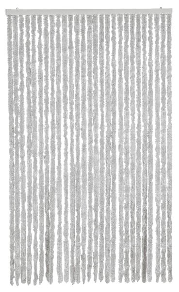 Zasłona przeciwko owadom, szara, 118x220 cm, szenil
