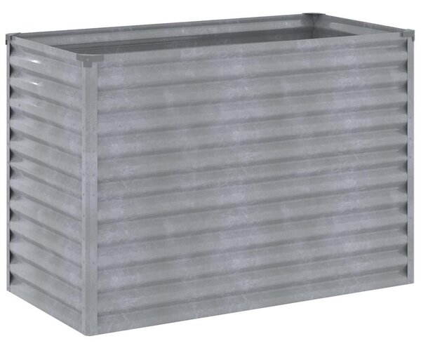 Podwyższona grządka ogrodowa 100x50x69 cm, stal Corten