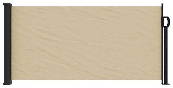 Zwijana markiza boczna, beżowa, 100x300 cm
