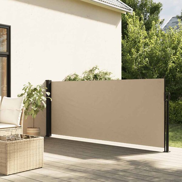 Zwijana markiza boczna, beżowa, 100x300 cm