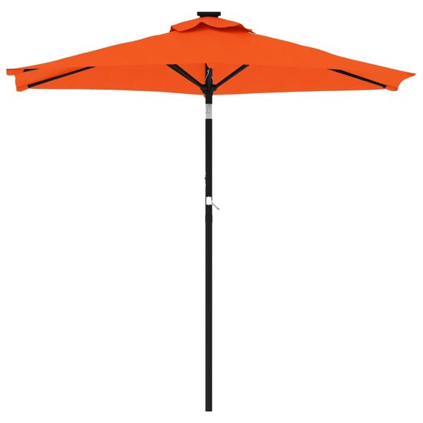 Parasol ogrodowy na stalowym słupku, terakota, 225x225x212 cm