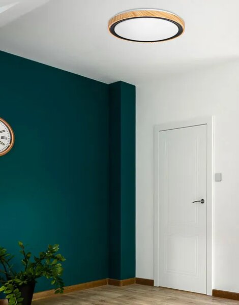 Nowoczesny plafon LED sufitowy z regulowaną barwą światła - Z075 R1-P60