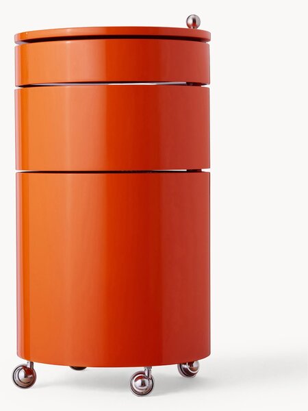 Stolik pomocniczy na kółkach Barboy, projekt: Verner Panton