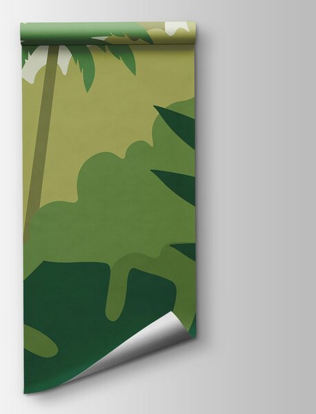 Fototapeta Karykatura przedstawiająca las, Fototapety Natura, Popularne Fototapety, t00764 - Tapeko.pl
