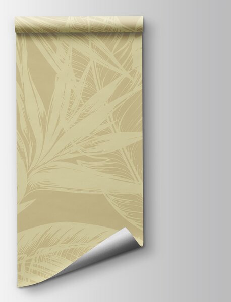 Fototapeta Wzór liści na beżowym tle, Fototapety Natura, Popularne Fototapety, t00781v1 - Tapeko.pl