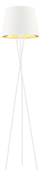 Lampa stojąca podłogowa trójnóg z abażurem walec MORIS