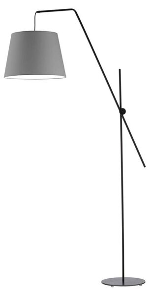 Lampa stojąca podłogowa przegubowa regulowana z abażurem stożek MODERN