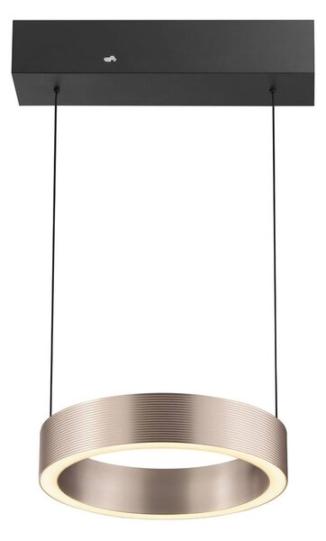 Brilliant Lampa wisząca Axion, możliwość ściemniania, brązowy / rdzawy, salon / jadalnia, metal, nowoczesny
