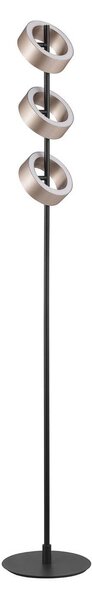 Brilliant Lampa stojąca LED Axion, możliwość ściemniania, brązowy / rdzawy, salon / jadalnia, metal, nowoczesny