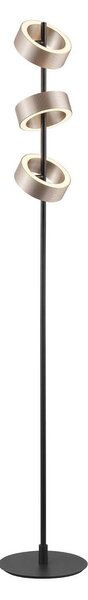 Brilliant Lampa stojąca LED Axion, możliwość ściemniania, brązowy / rdzawy, salon / jadalnia, metal, nowoczesny