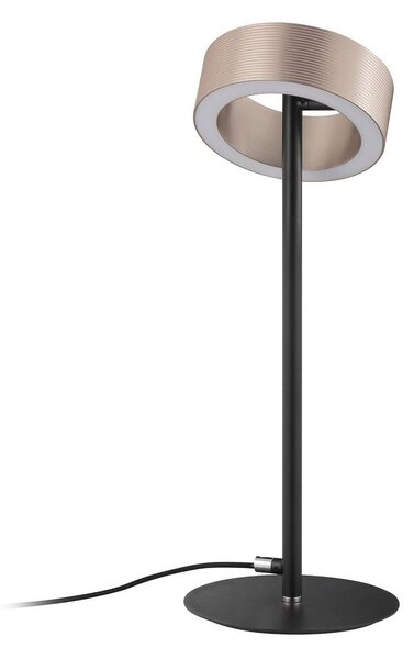 Brilliant Lampa stołowa LED Axion, możliwość ściemniania, brązowy / rdzawy, salon / jadalnia, metal, nowoczesny