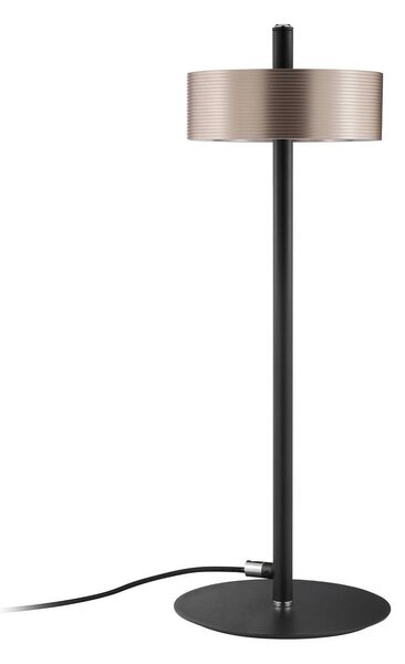 Brilliant Lampa stołowa LED Axion, możliwość ściemniania, brązowy / rdzawy, salon / jadalnia, metal, nowoczesny