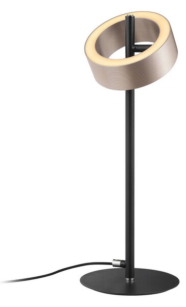 Brilliant Lampa stołowa LED Axion, możliwość ściemniania, brązowy / rdzawy, salon / jadalnia, metal, nowoczesny