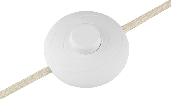 Brilliant Lampa stojąca Arlo, kremowy / amber, salon / jadalnia, tkanina / materiał / jedwab, nowoczesny