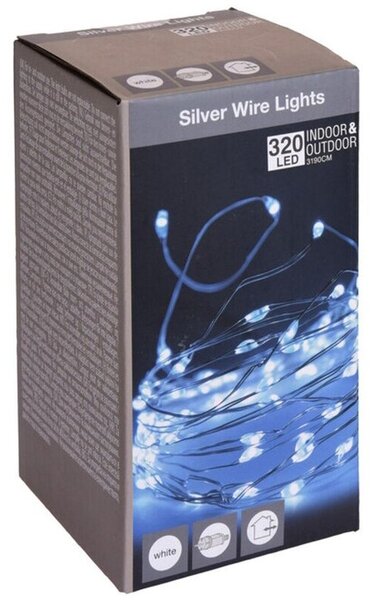 Lampki choinkowe CHRISTMAS DECORATION Girlanda 3 m sieciowe