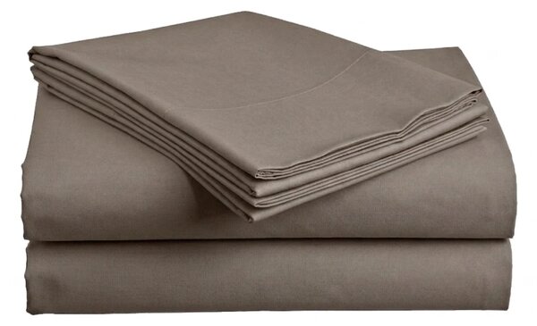 Bawełniane prześcieradło STANDARD 140x240 cm, ciemnoszare