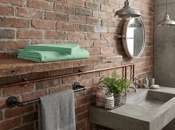 Bawełniane prześcieradło STANDARD 140x240 cm, zielone